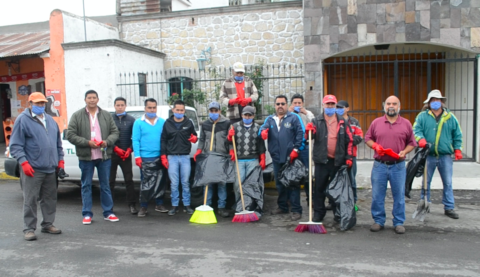 Realizan en Tzompantepec acciones de saneamiento básico